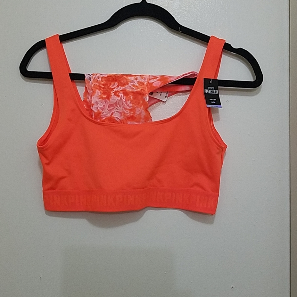 VS Pink sports bra. Light ULTIMATE unlined sports bra - Picture 1 of 6